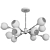 Modern Ball Valley Pendant Light 3D model small image 2
