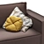 Loft Velvet Sofa Collection 3D model small image 8