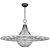 Chrome Crystal Chandelier, Elegant Design 3D model small image 2