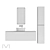 Modern Minimalist Furniture Collection 3D model small image 2