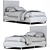 Modern Upholstered Bed Frame 3D model small image 6