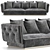 Modern Opera Style Sofa Set 3D model small image 1