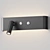  Sleek Midnight Wall Sconce 3D model small image 2