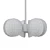 Elegant Hudson Valley Kert Chandelier 3D model small image 2