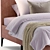 Velvet Single Bed Luka 3D model small image 3