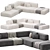 Lema Cloud Modular Sofa by Lemamobili 3D model small image 1