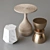 Modern Accent Tables Set, 3-Piece 3D model small image 2