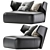 Modern DC 150 Lounge Chair 3D model small image 1