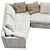 Flexform N2 Adagio Modular Sofa 3D model small image 2