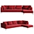 Modern Elegance in Citterio Sofa 3D model small image 2