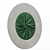 Round Decorative Wall Panel 90cm 3D model small image 5
