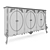 Handcrafted Buffet Customizable Finish 3D model small image 4