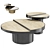 Eichholtz Excelsior Tables Set 3D model small image 1