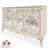 Customizable Handcrafted Olivia Buffet 3D model small image 1