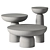 Mogg Olo Metal Side Tables 3D model small image 3