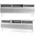 Bilbao Oak TV Stand | Contemporary 3D model small image 4