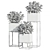 Design 3 Outdoor Plant Display 3D model small image 2