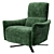Luxury Reclining Lia Armchair 3D model small image 1