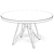 Modern Dining Table Set 3D 3D model small image 6