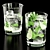 Elegant Glassware Collection 3D model small image 2