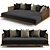 Modern Minotti Quadrado Sofa 3D model small image 1
