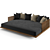 Modern Minotti Quadrado Sofa 3D model small image 2