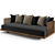 Modern Minotti Quadrado Sofa 3D model small image 4