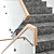 Sleek U-Shaped Stairway 3D model small image 2