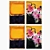 - 2 Paintings & 4 Frames Set 3D model small image 3