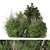 Outdoor Plants Bush Set 1273 3D model small image 1