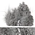 Outdoor Plants Bush Set 1273 3D model small image 7