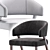 Modern Chic Chair by Cazarina 3D model small image 7