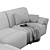 Blossoming Comfort Sofa: Fiordiloto Collection 3D model small image 7
