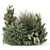 Outdoor Bush Plant Set 1274 3D model small image 6
