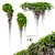 Triple Hanging Plant Set 3D model small image 1