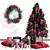 Festive Christmas Tree Decor Set 3D model small image 11