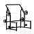 Power Cage Squat Rack Fitness 3D model small image 1