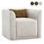 Whirlaway Swivel Accent Chair 3D model small image 1