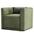 Whirlaway Swivel Accent Chair 3D model small image 4
