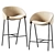 Sleek Folium Bar Stool Luxe 3D model small image 1