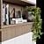 Modular Wardrobe Set 063 3D model small image 2