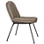 Elegant Curtis Designer Chair 3D model small image 3