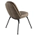 Elegant Curtis Designer Chair 3D model small image 5