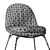 Elegant Curtis Designer Chair 3D model small image 7