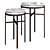Eichholtz Hoxton Side Table Set 3D model small image 1