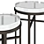Eichholtz Hoxton Side Table Set 3D model small image 2