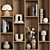 Versatile 4K Wood Modular Cabinet 3D model small image 2