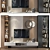 Modern TV Wall Decor Shelf 3D model small image 1