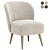 Enza Slipper Chair, 4 Colors 3D model small image 1
