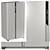 Haier White Built-In Kitchen Set 3D model small image 2